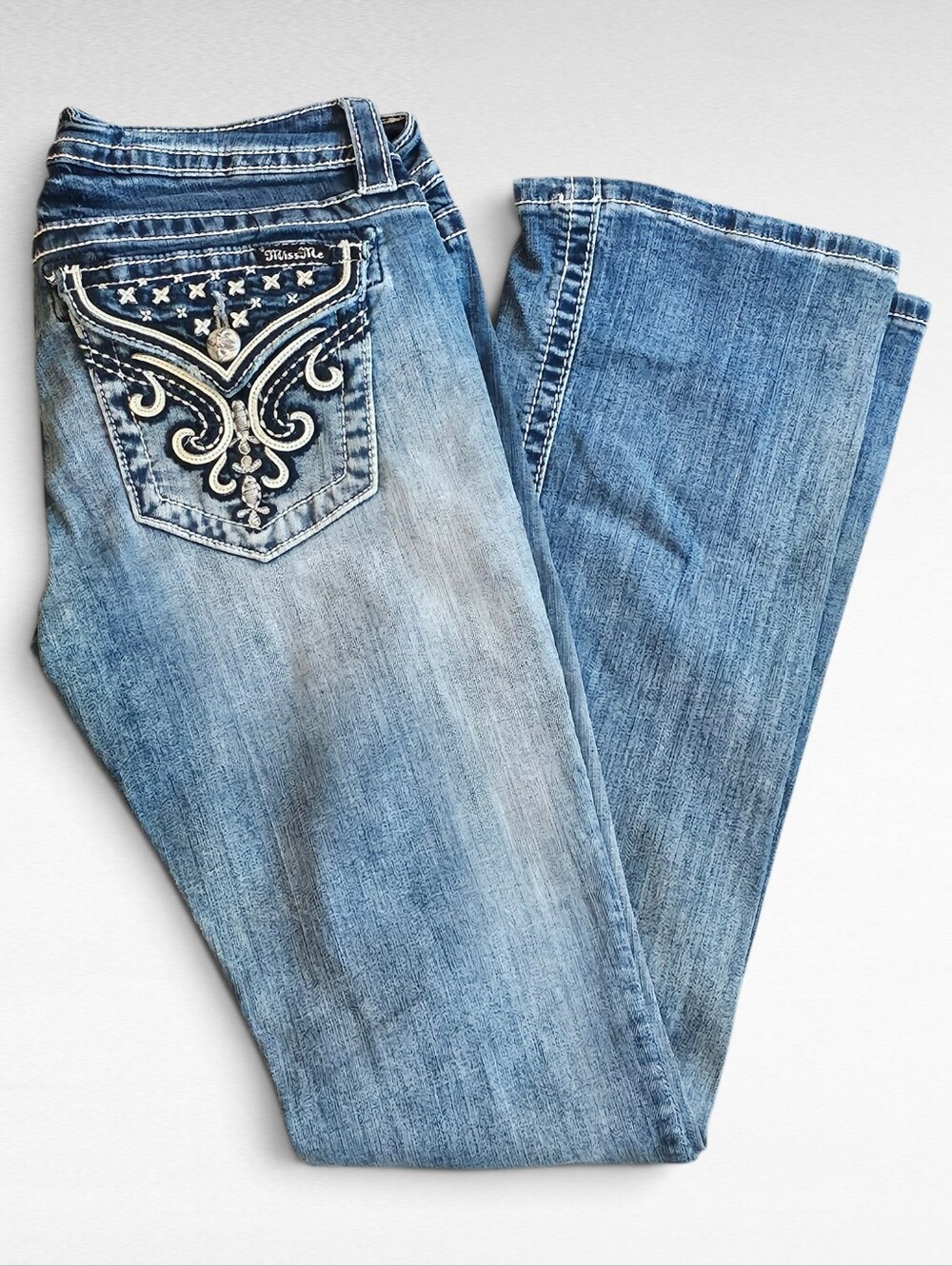 Miss Me Signature Boot Blue Jeans Size 30